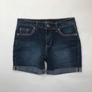 Jordache Size 14 Jeans Shorts Girls Midi Dark Blue